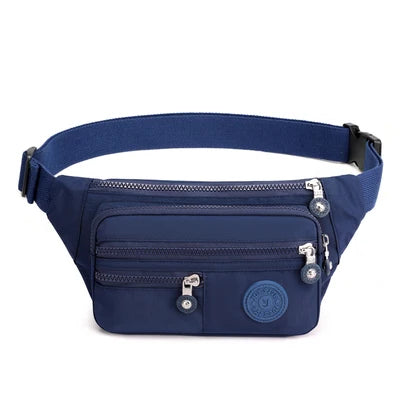 Sac Banane Multi-Poches Bleu