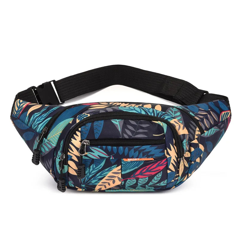 Sac Banane Motifs Tropicales Jungle