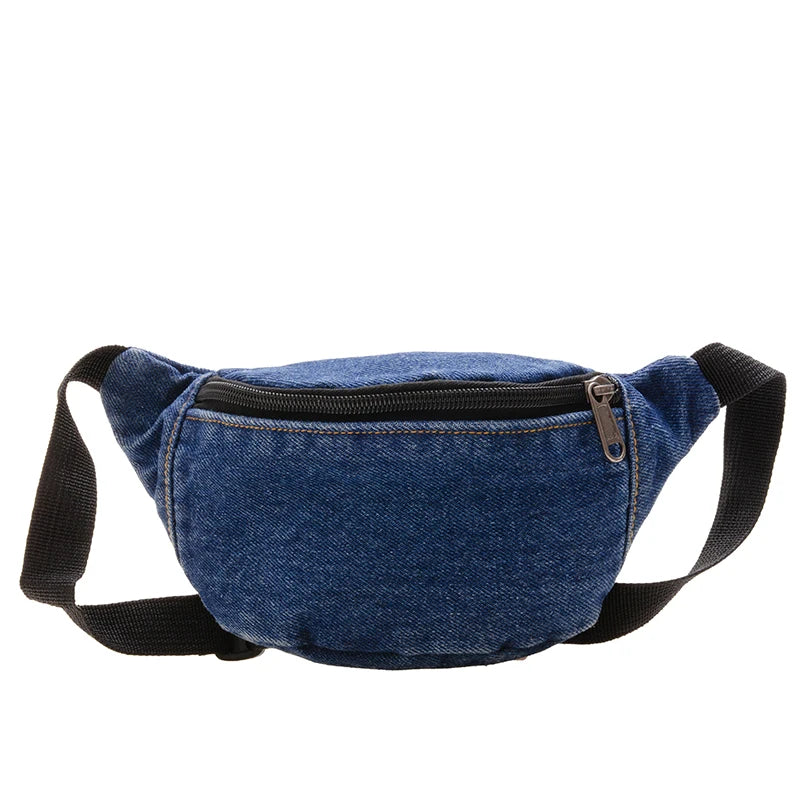 Sac Banane Jeans Bleu Foncé