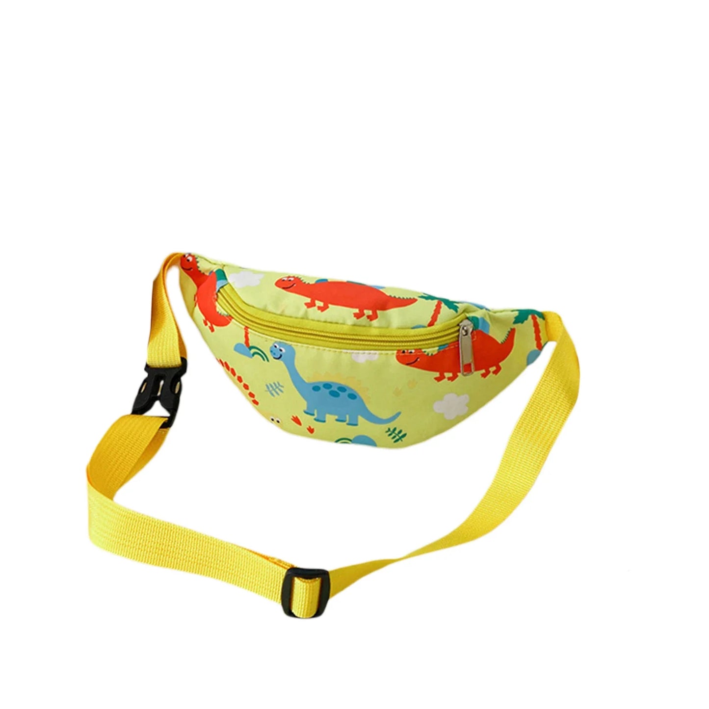 Sac Banane pour Enfants Dino Jaune