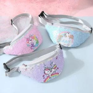 Sac Banane Licorne à Paillettes