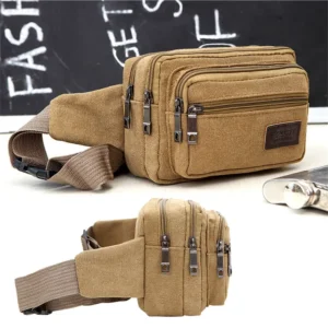 Sac Banane Homme Multipoche