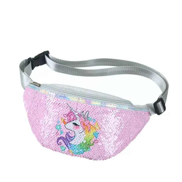 Sac Banane Licorne à Paillettes : Magie et Fonctionnalité pour un Style Étincelant