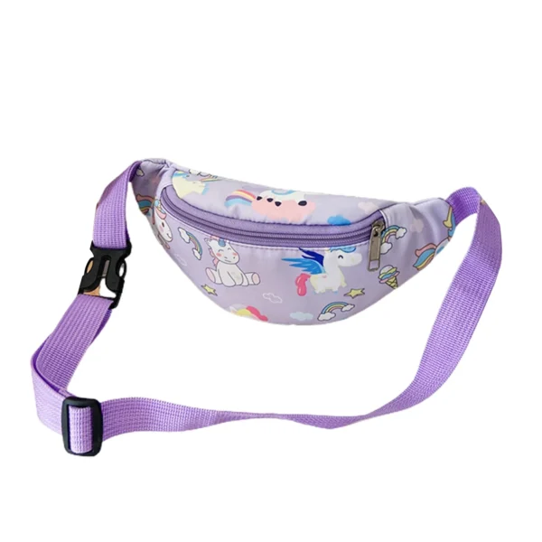 Sac Banane Enfants Dino et Licorne : Fun et Coloré !