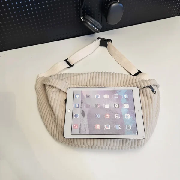 Sac Banane XXL Velours : Confort et Grand Espace de Stockage