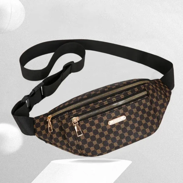 Sac Banane motifs LV Chic : Élégance et Luxe à Porter au Quotidien