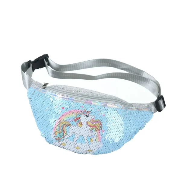 Sac Banane Licorne à Paillettes : Magie et Fonctionnalité pour un Style Étincelant