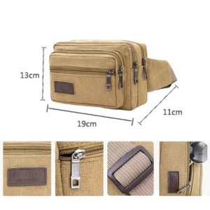 Sac Banane Homme Multipoche