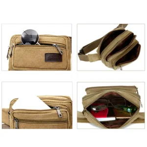 Sac Banane Homme Multipoche