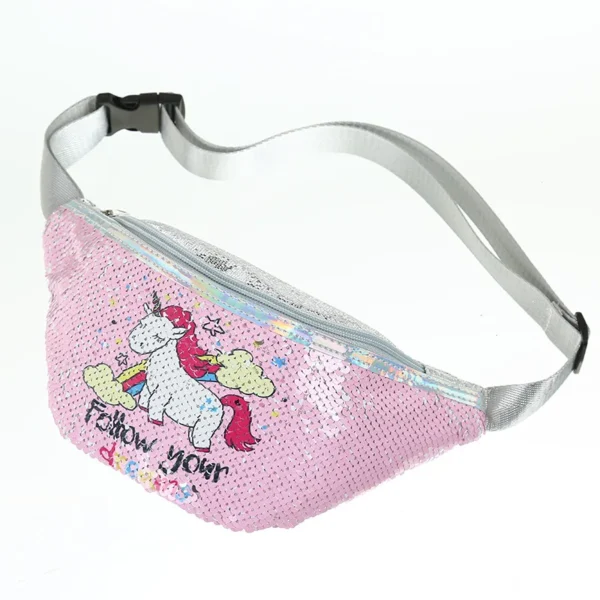 Sac Banane Licorne à Paillettes : Magie et Fonctionnalité pour un Style Étincelant