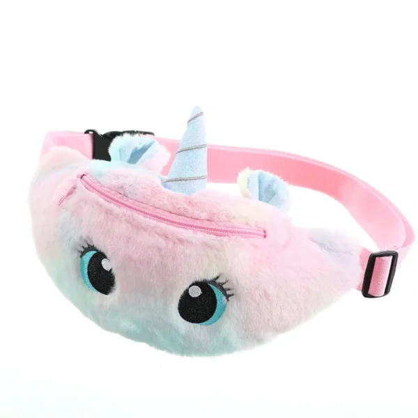 Sac Banane Licorne en Moumoute : Magie, Douceur pour un Look Enchanté