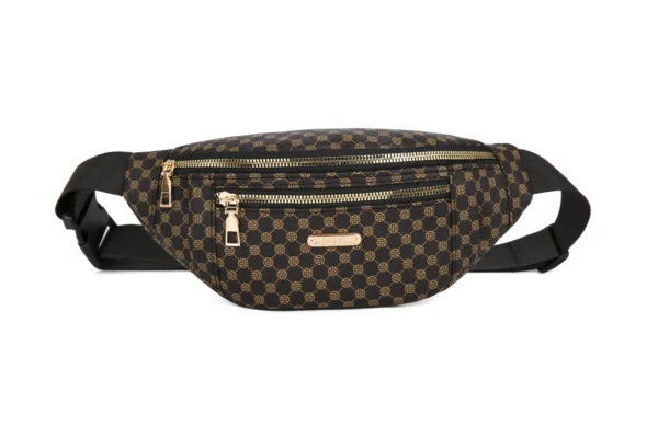 Sac Banane motifs LV Chic : Élégance et Luxe à Porter au Quotidien