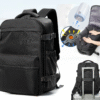 Sacs à dos de voyage à compression d'air Noir
